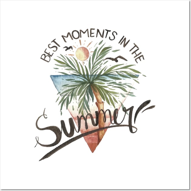 Best moments in the summer Wall Art by madihaagill@gmail.com